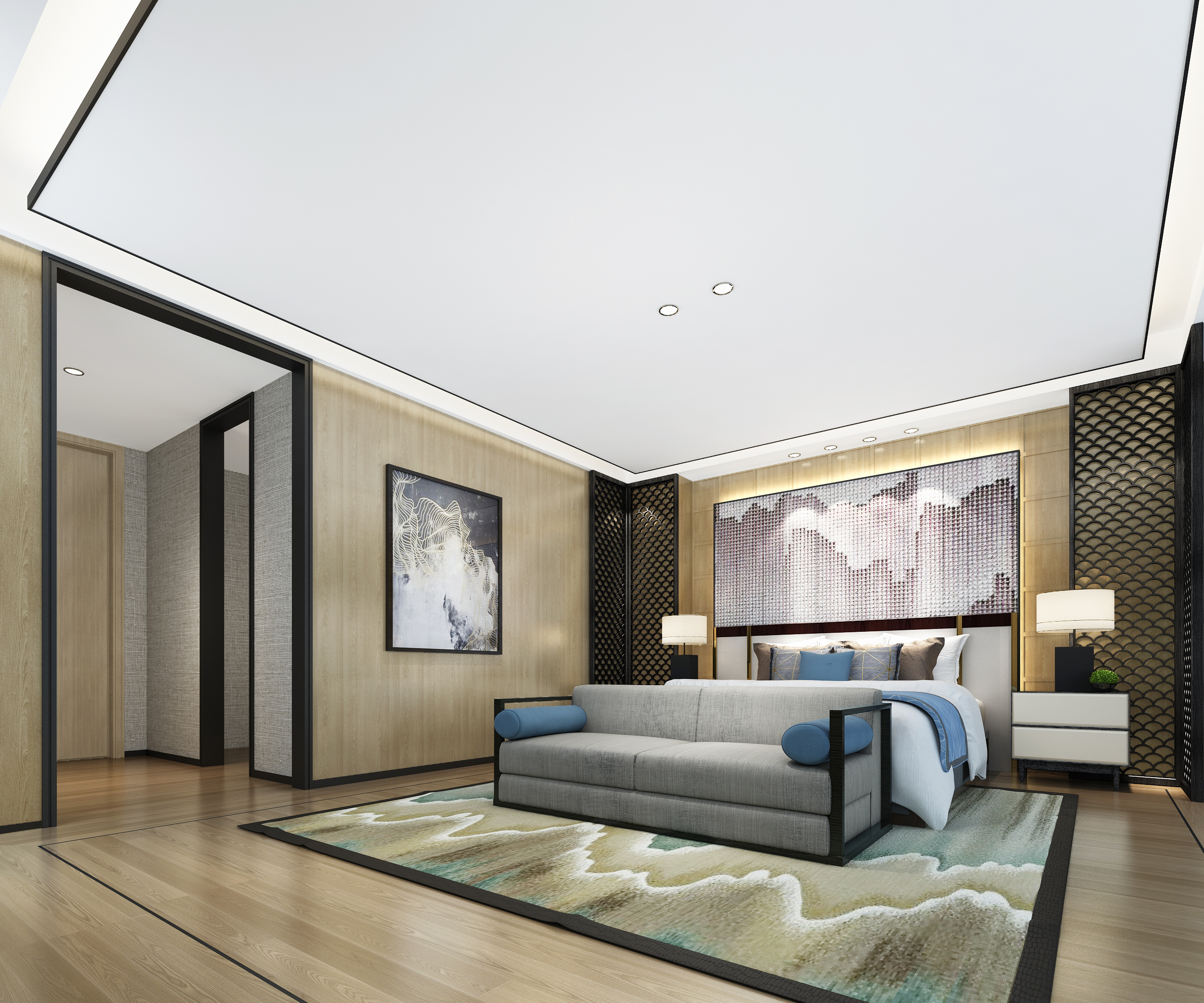 我可以画一副酷家乐效果图