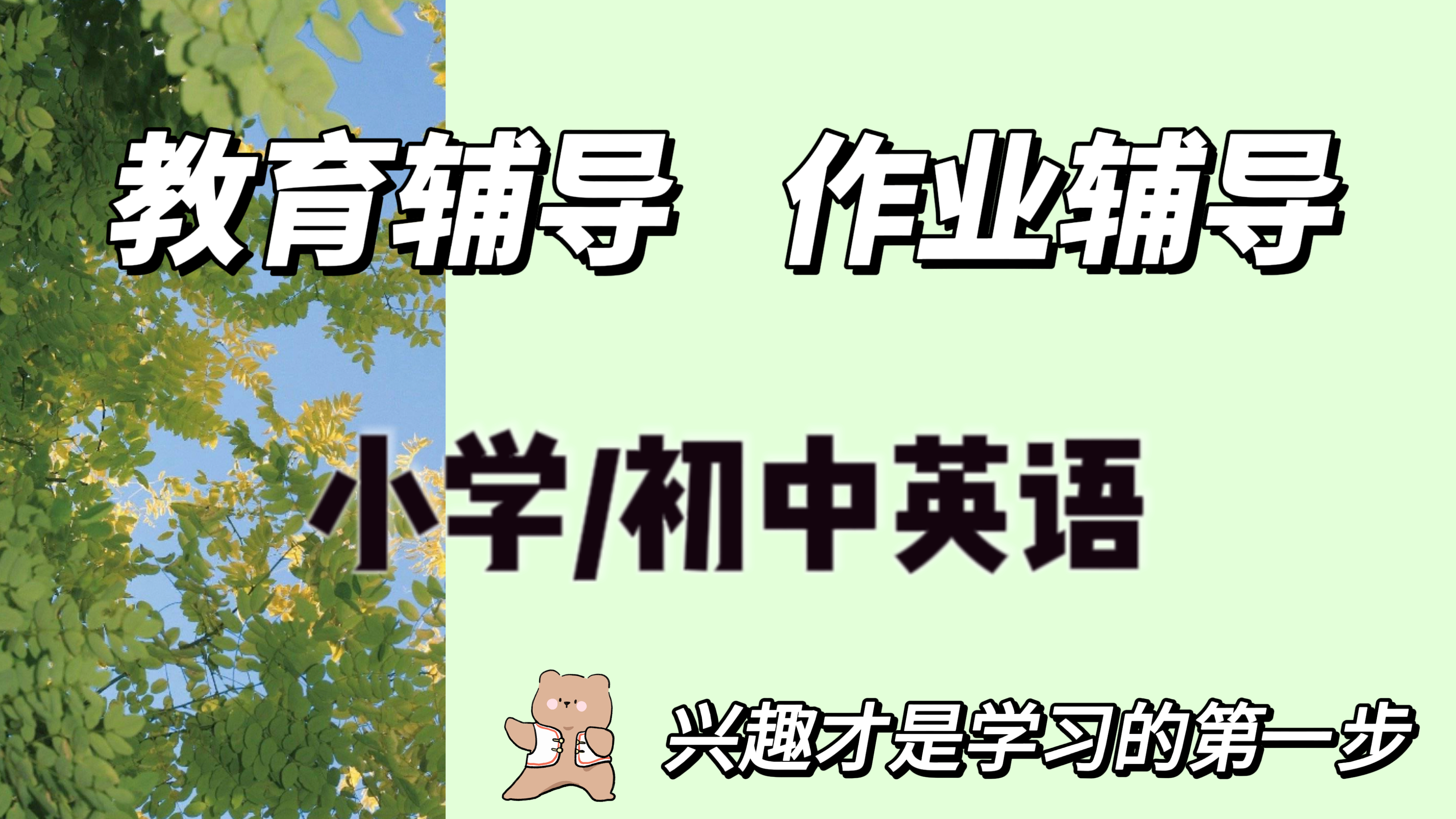 我可以完成小学及初中英语的60天成绩提升