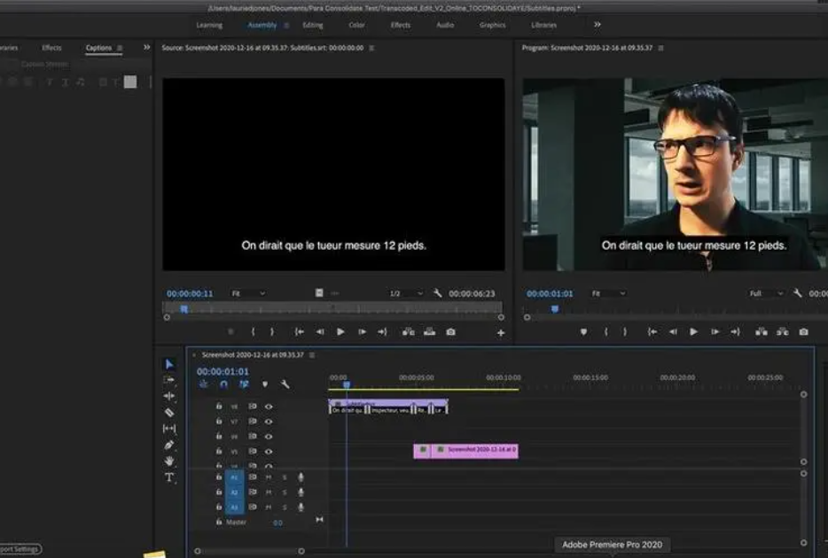 我可以做35分钟以内的字幕校队