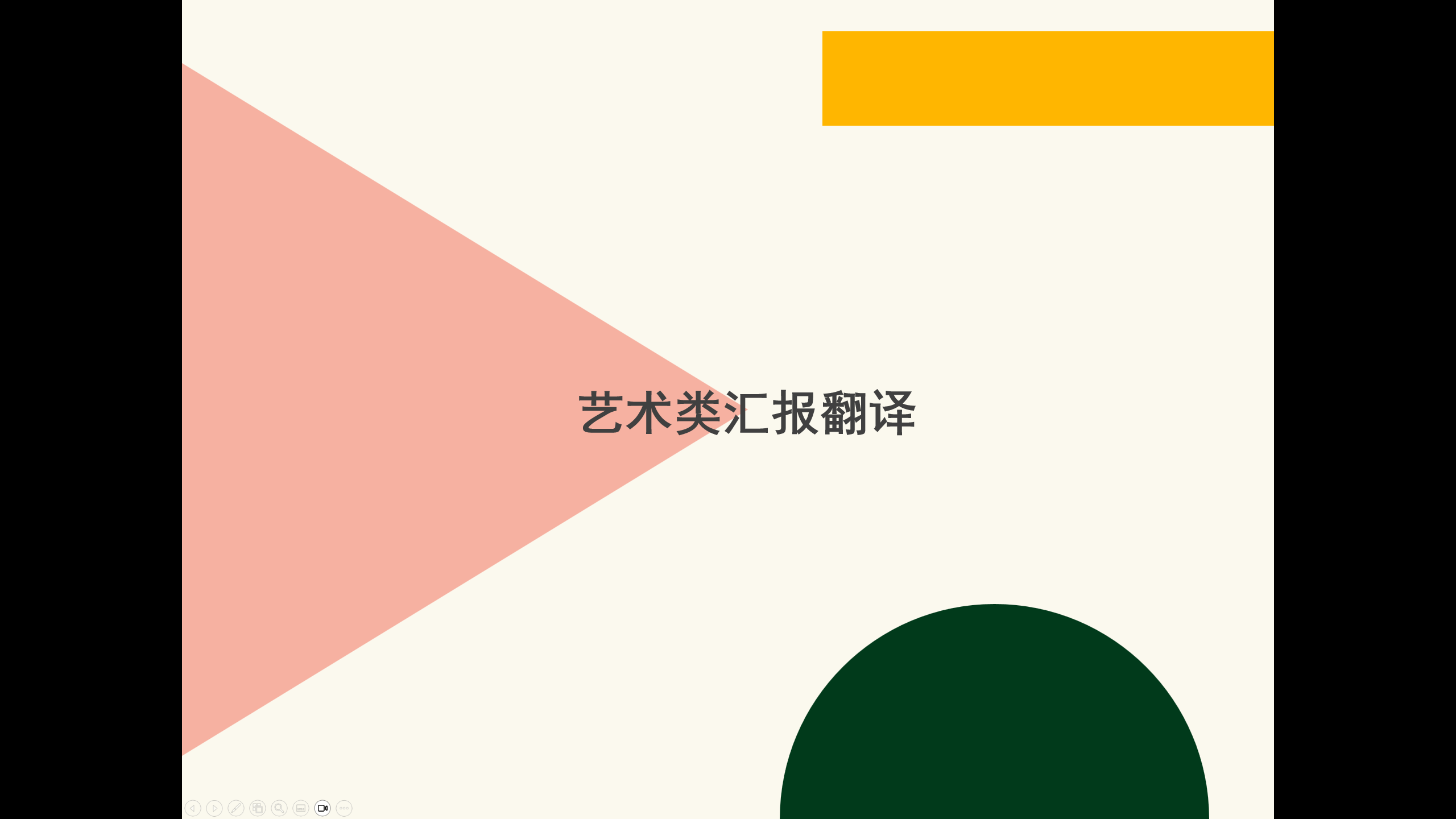 我可以翻译设计类一篇英语汇报