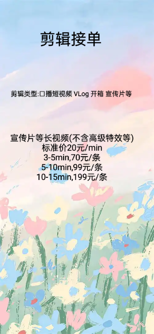 我可以设计1张商品页面，广告，视频剪辑