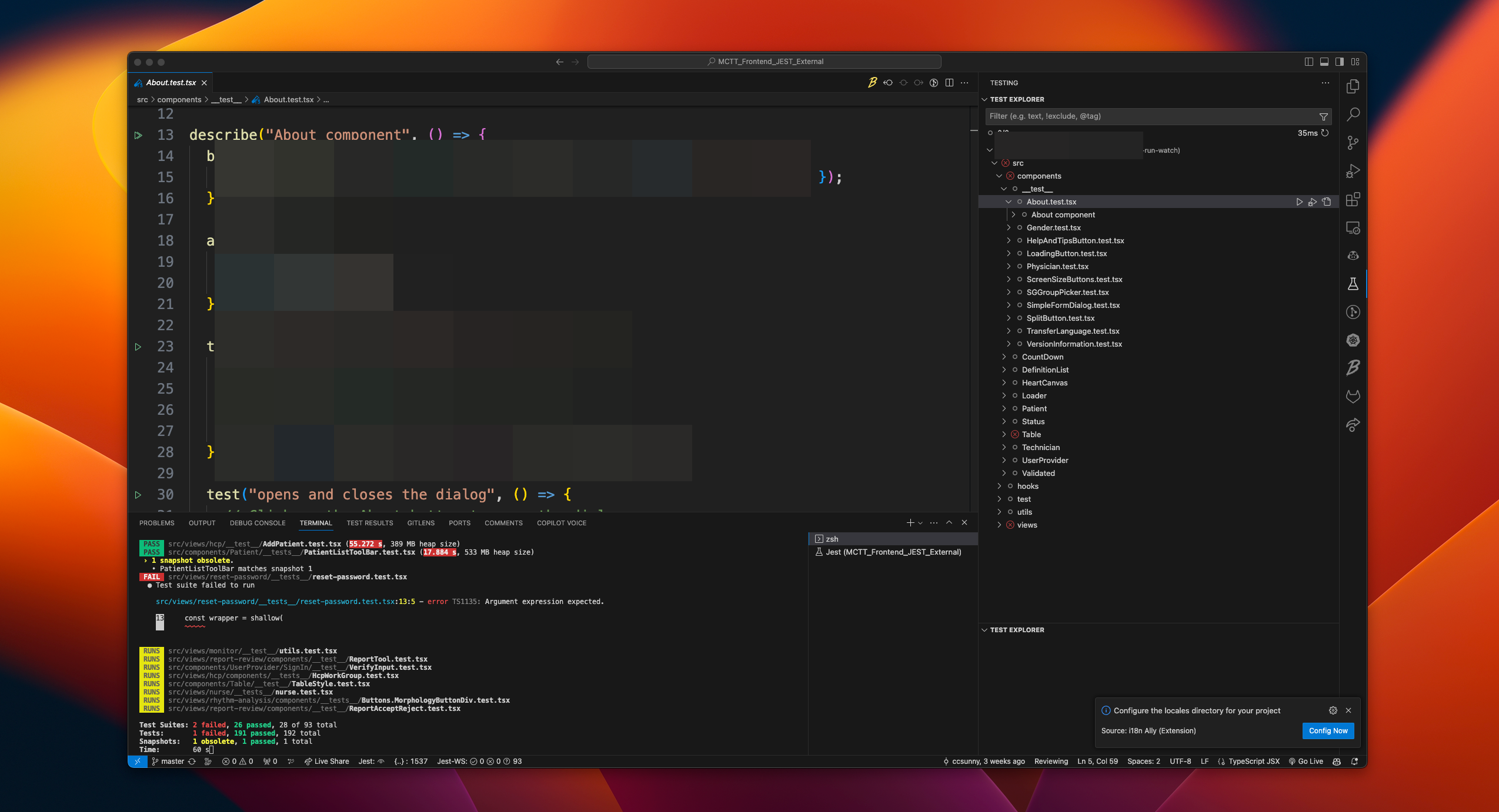 我可以开发完成一个项目的Jest测试用例