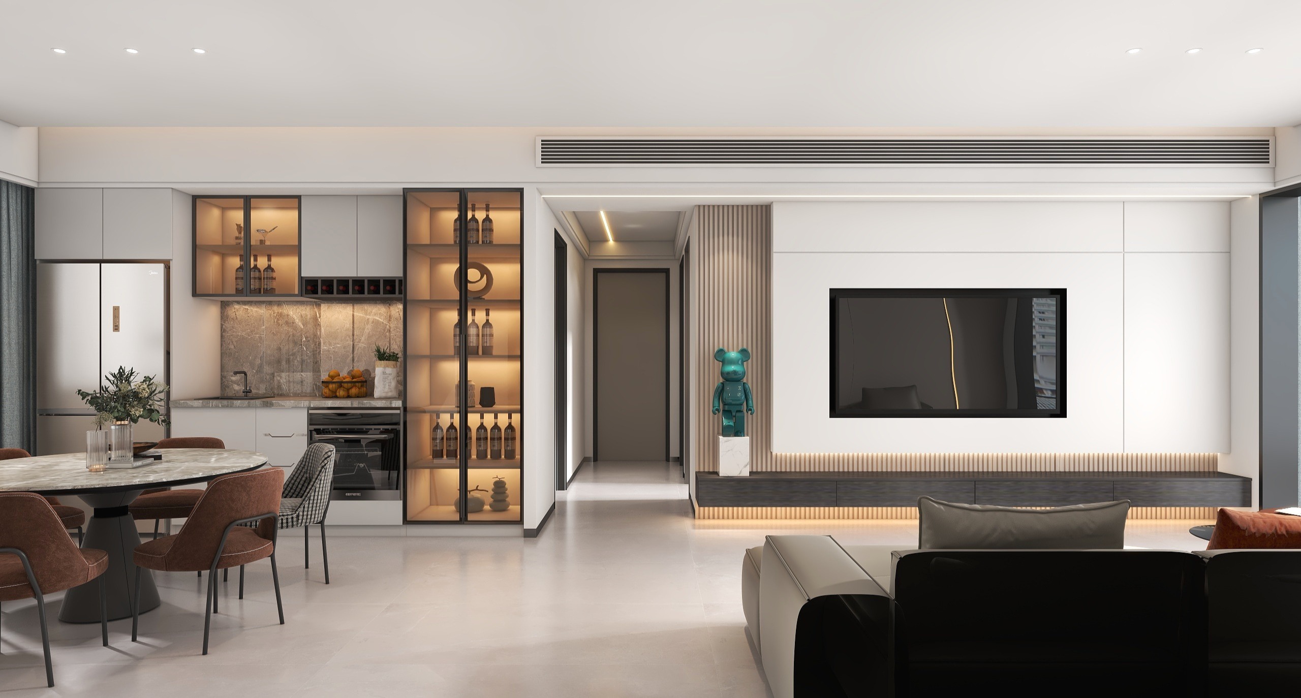 我可以制作720°室内设计效果图