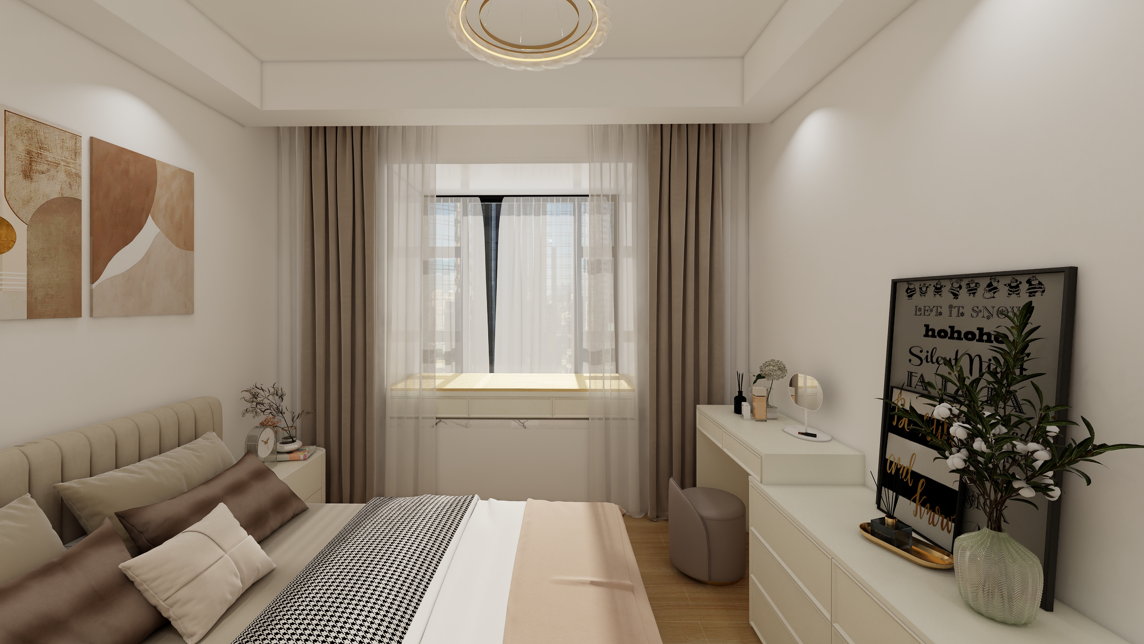 我可以做一套完整的CAD布局/完整的效果图