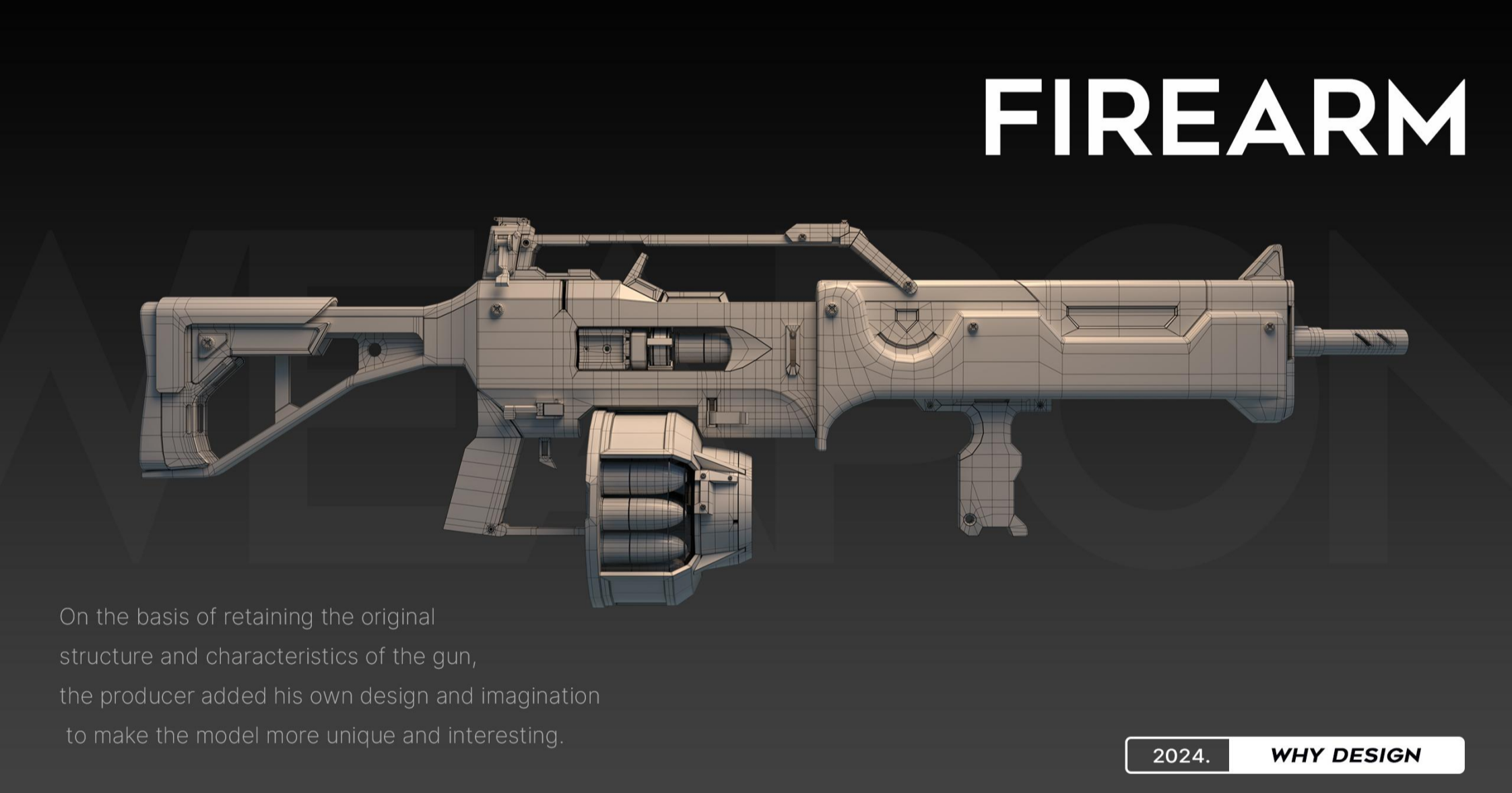 我可以利用Maya和ZB完成一个硬表面模型