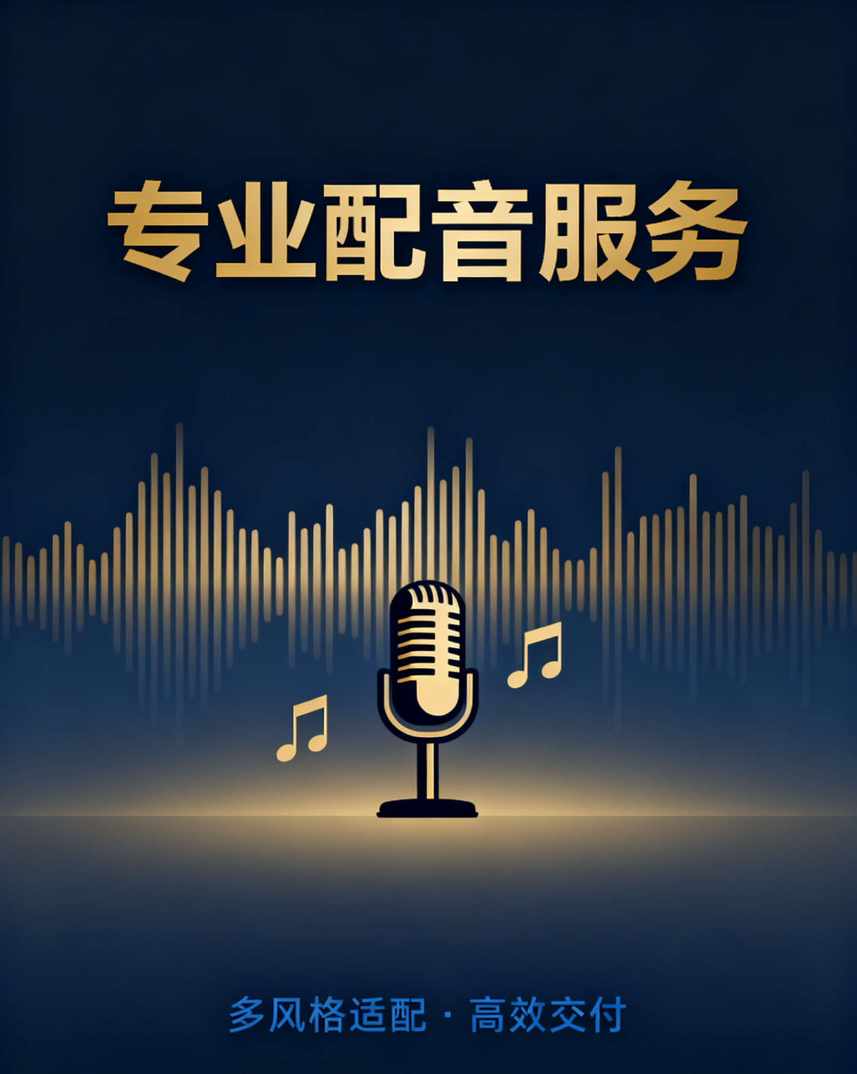 我可以完成5篇小说配音