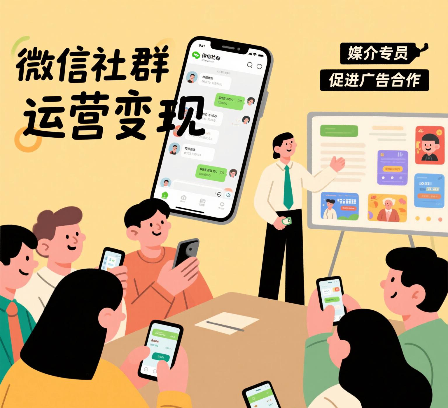 我可以有效运营社群，群人数超过1000人最终变现