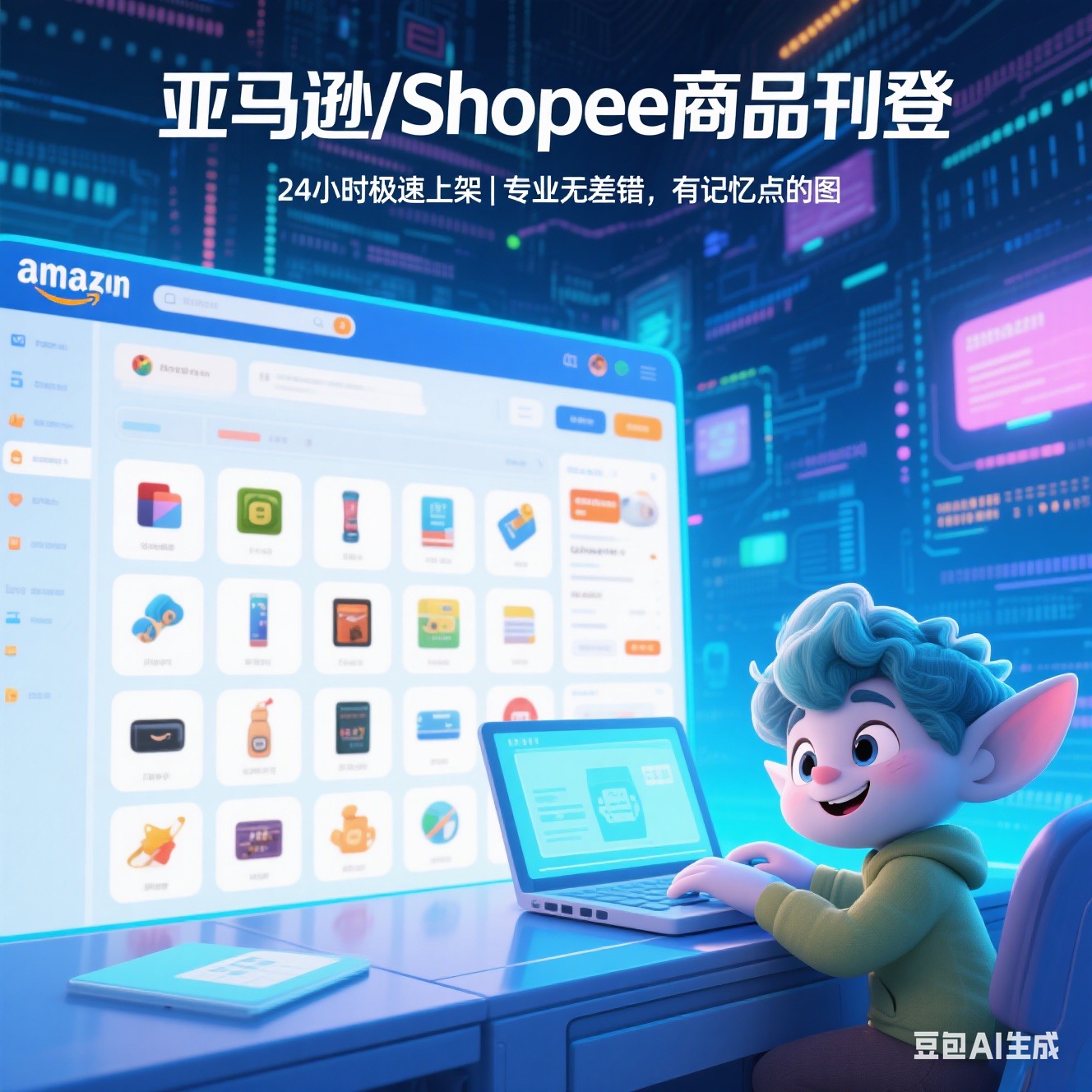 我可以一天刊登拼多多，temu商品100个时间充裕