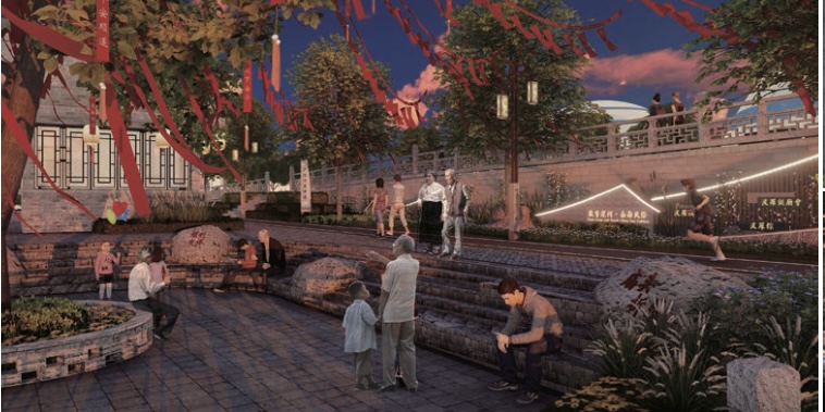 我可以代出效果图，1.公园景观，2.小区景观庭院景观均可