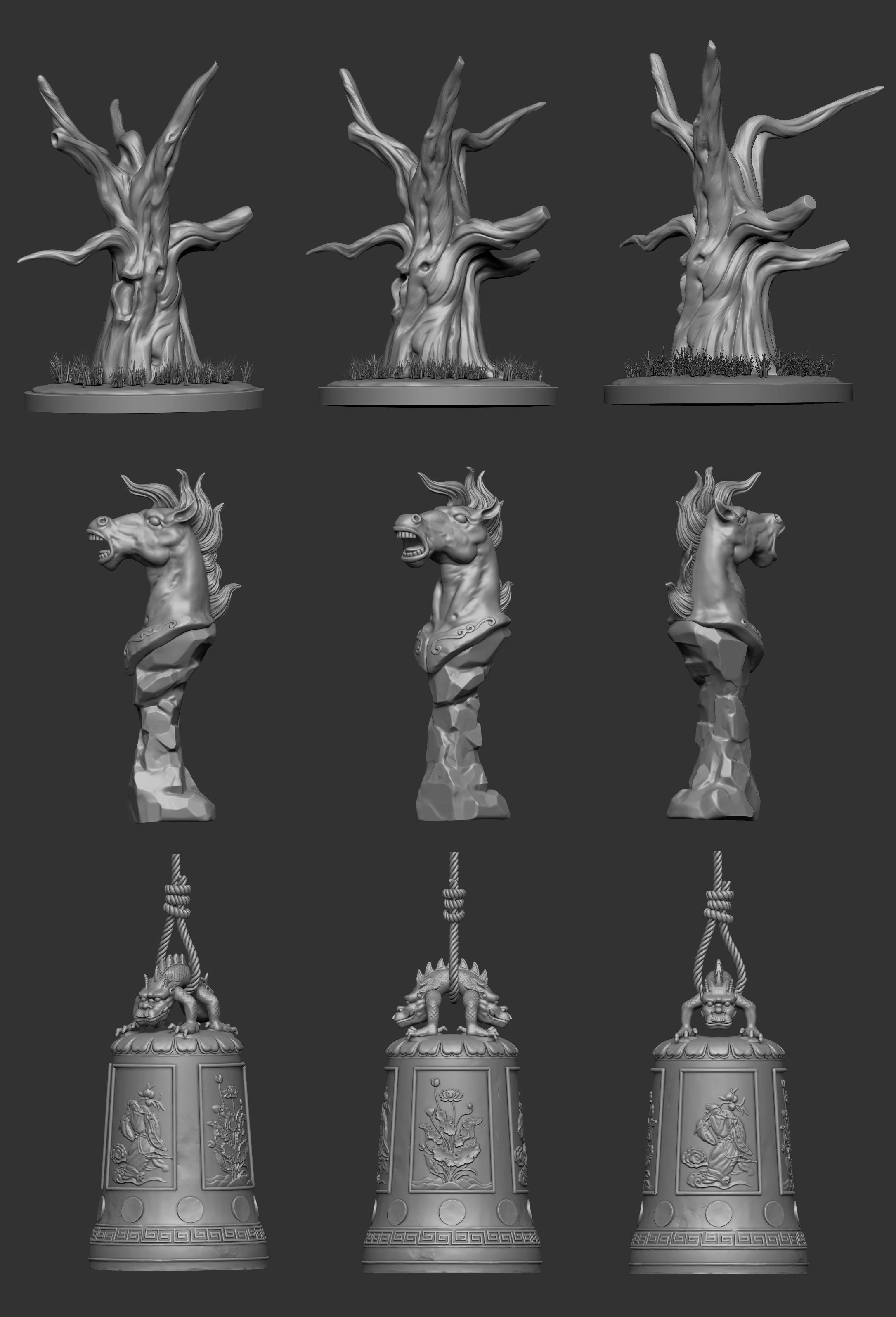 我可以全流程制作游戏场景，如物件，山石等（简单结构物件，山石2，3天等）