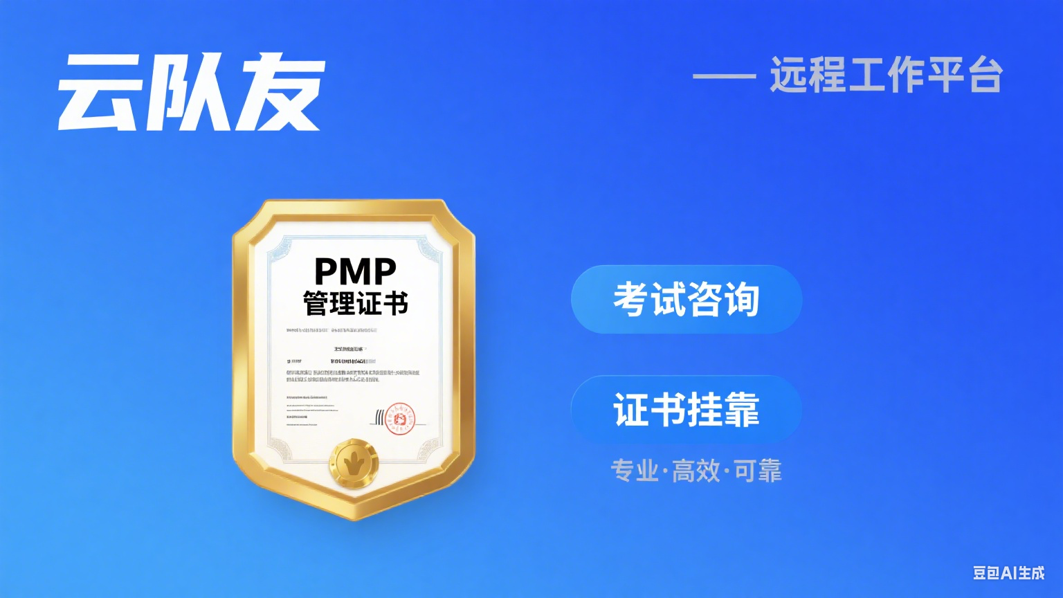 我可以提供PMP项目管理管理服务1个项目一次