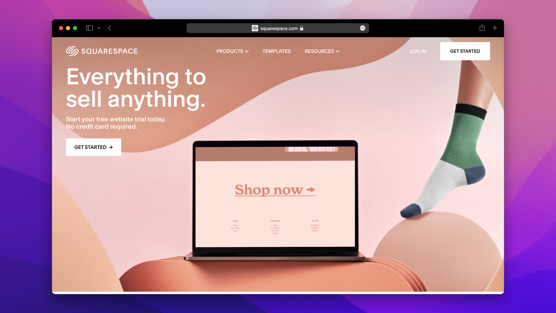 我可以搭建一个 Squarespace 网站