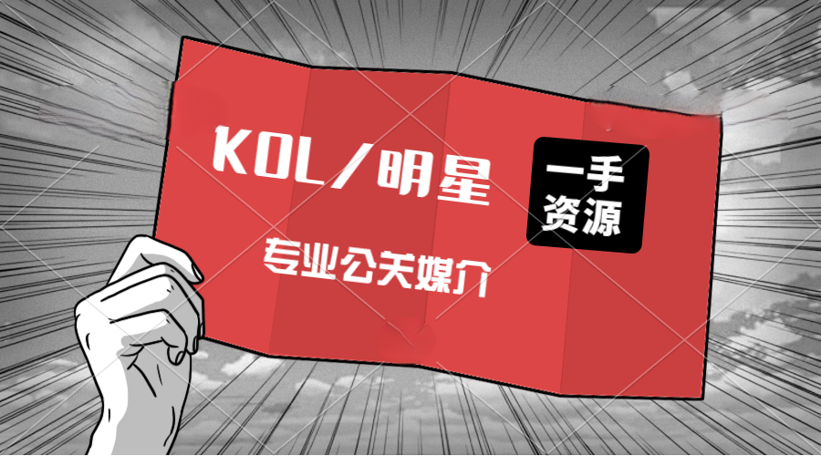 我可以独立对接上百位KOL、明星投放合作，一手价格，独立完成市场策划案、公关活动策划