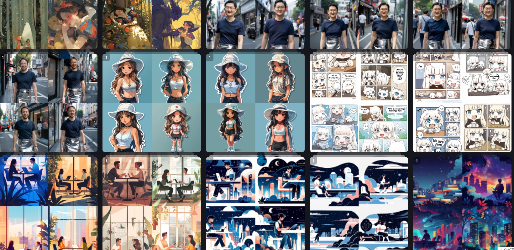 我可以AI生成1张多张图片-图生视频