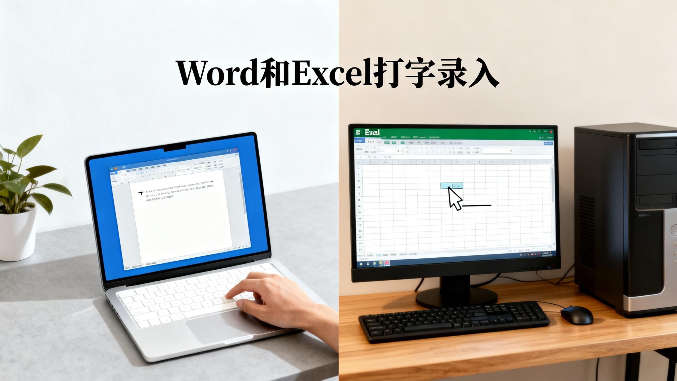 我可以高效录入5000字（Word或Excel）