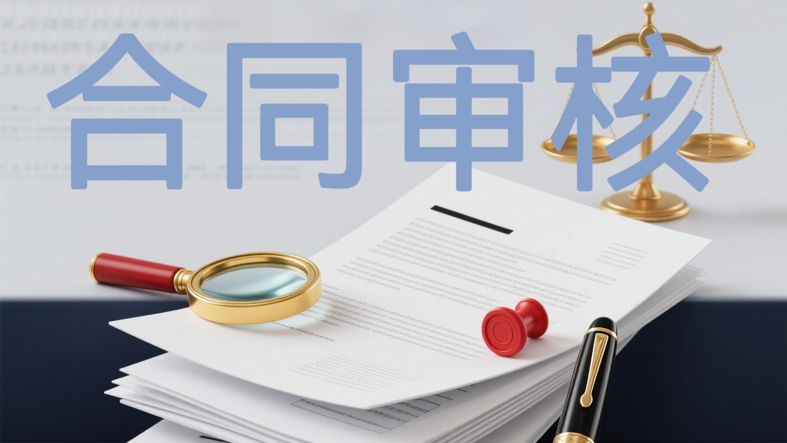 我可以审核一份合同