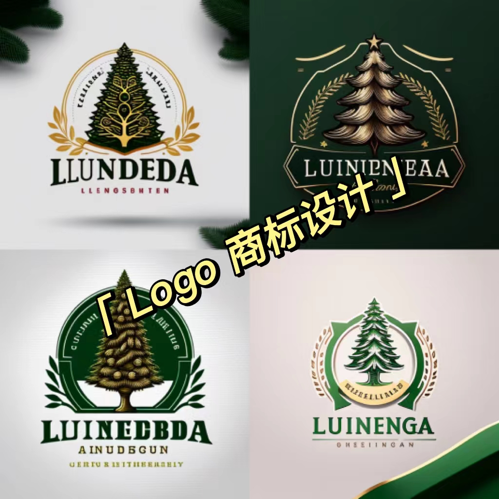 我可以用mid journey生成4张logo