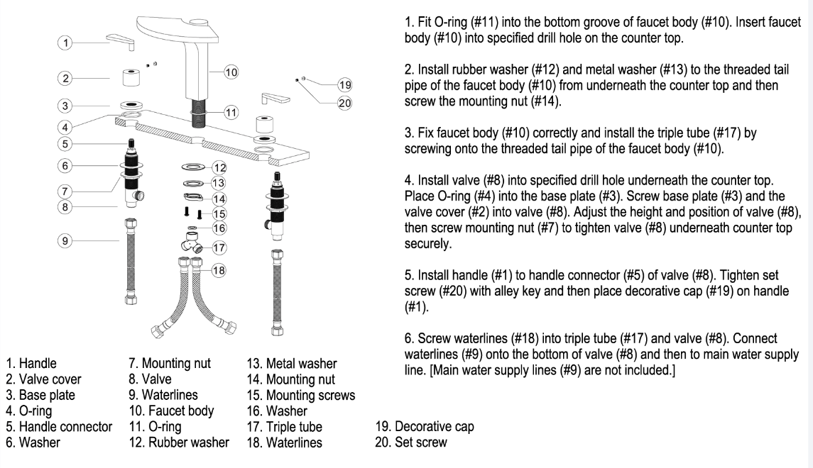 我可以为商品编写一份安装说明