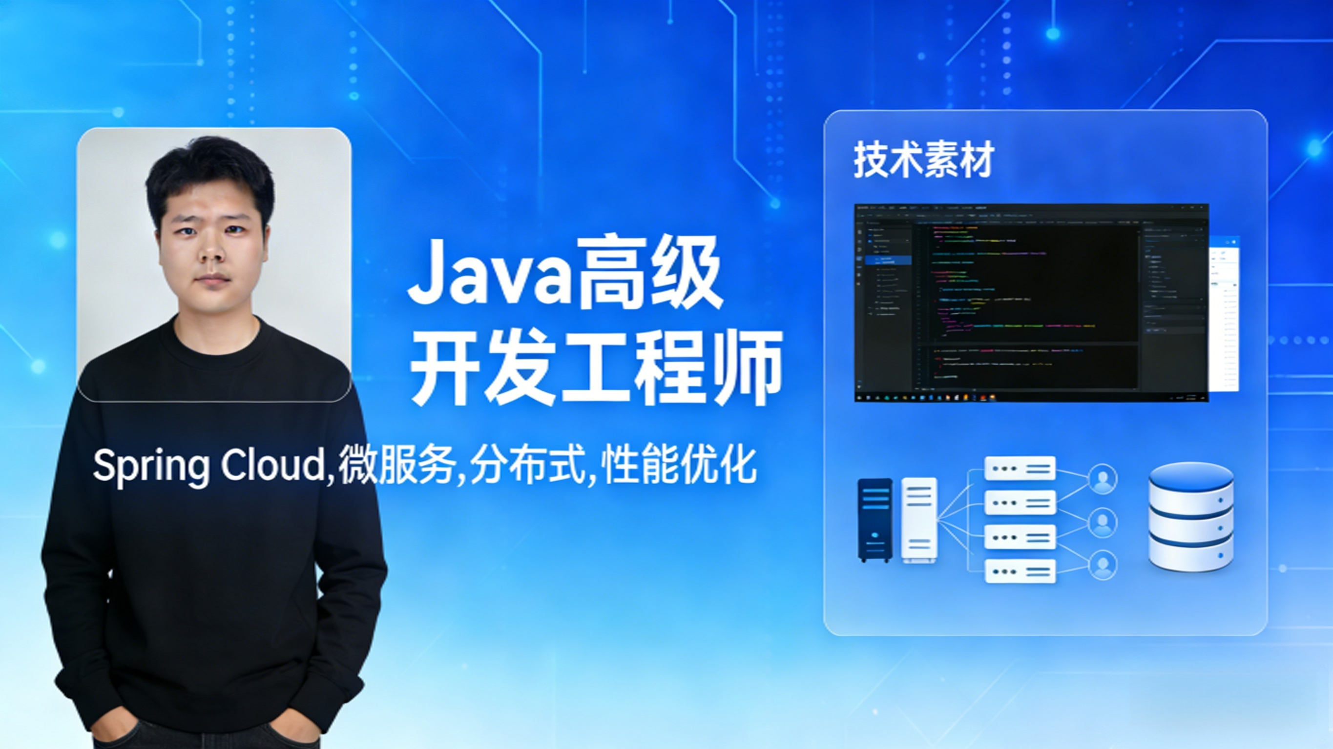 我可以承接 Java 后端开发、100%完成接口测试、远程部署实施、线上排忧解难。