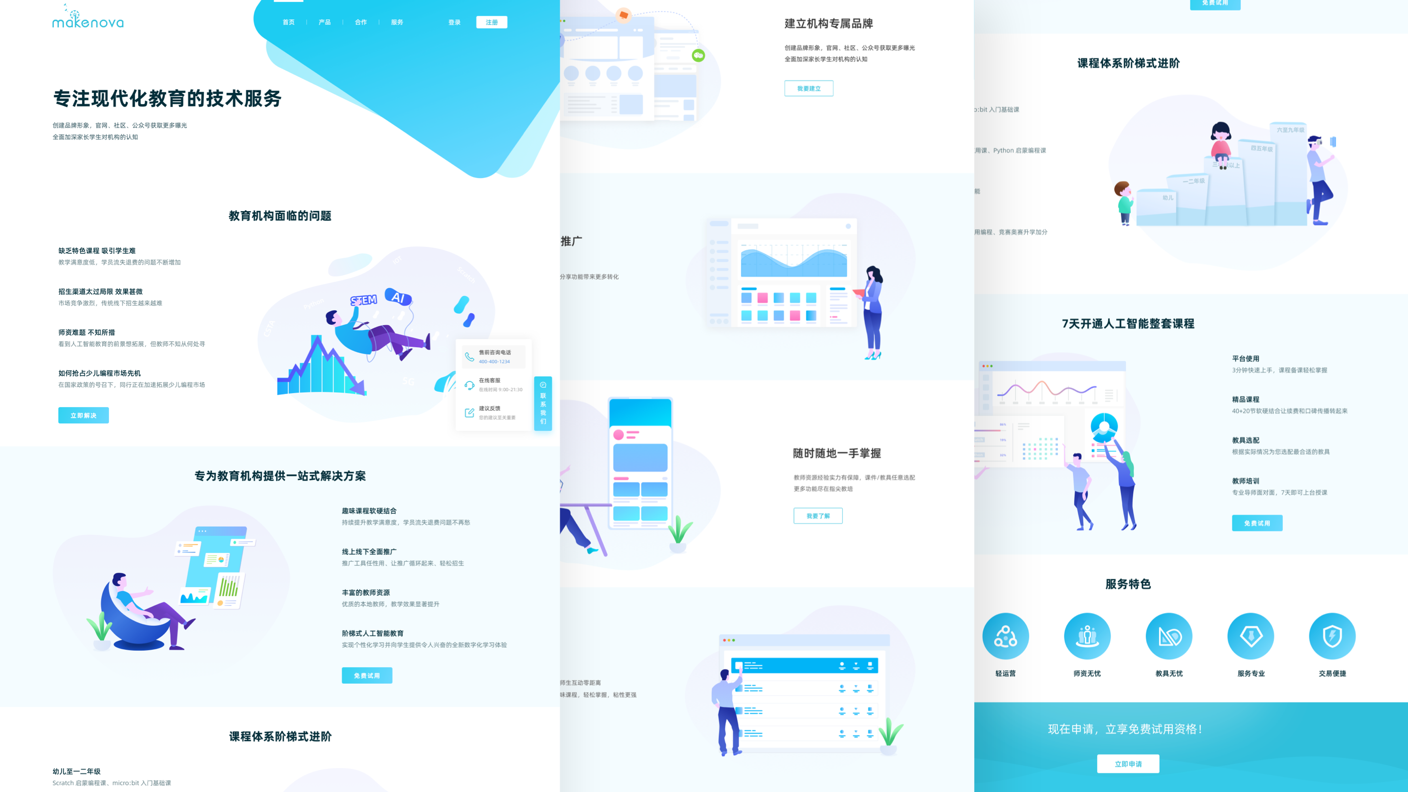 我可以设计1整套高质量Web网页界面