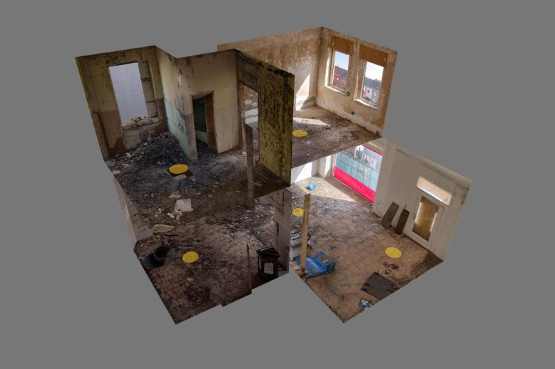 我可以制作100个点位的blender全景反向建模