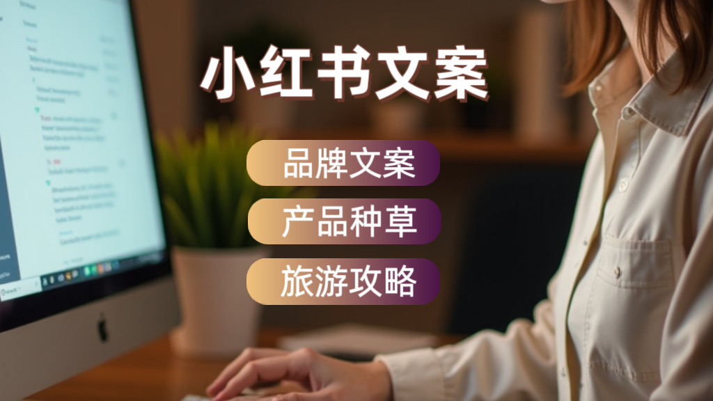 我可以完成1篇小红书文案（品牌宣传/产品推广/旅游攻略/美食种草...）