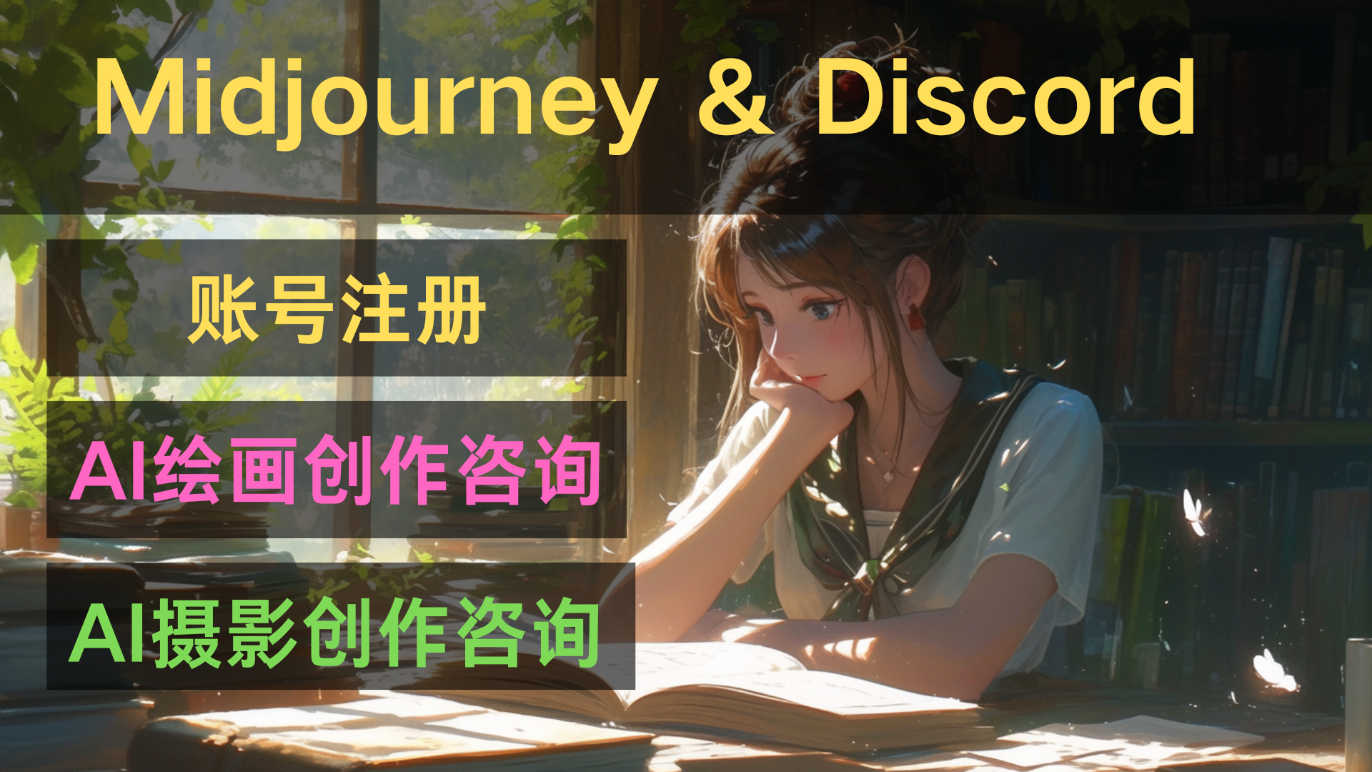 我可以帮你注册一个Midjourney账号，并教你如何使用