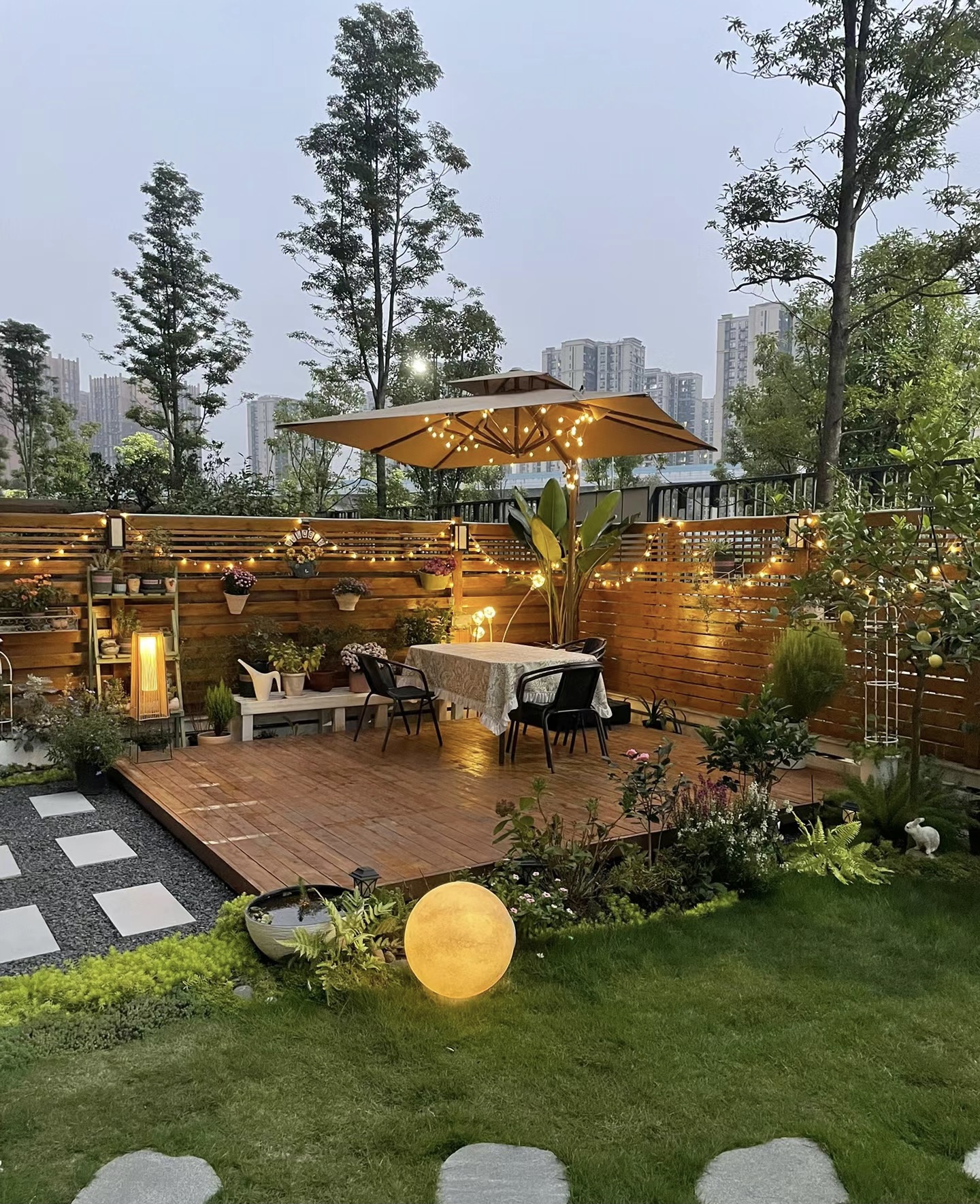 我可以私家庭院景观设计方案和施工图1套