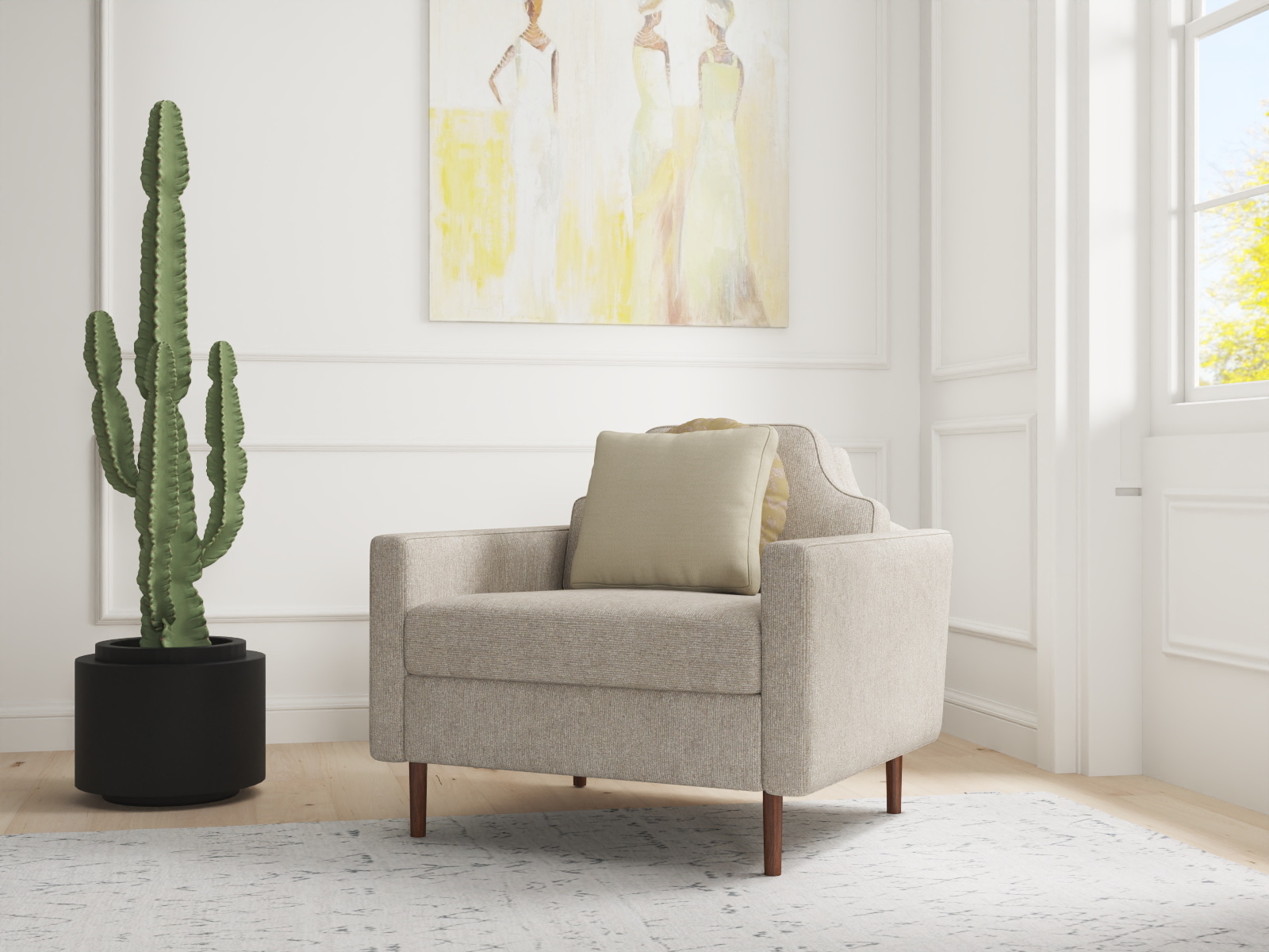 我可以做一套产品的建模和场景的搭建与渲染