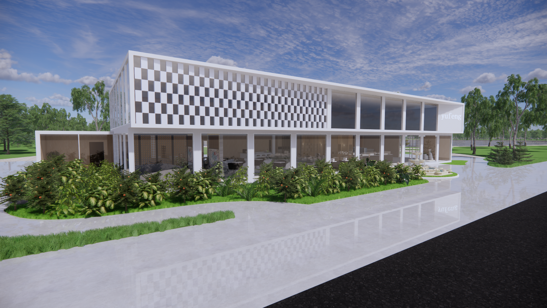 我可以完成效果图的设计和3d渲染