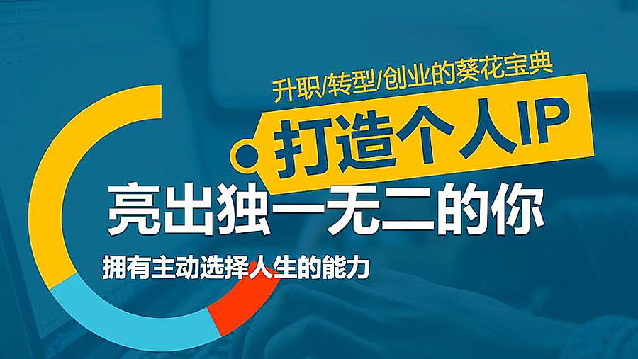我可以完成一份全方位【 360°个人IP打造】方案