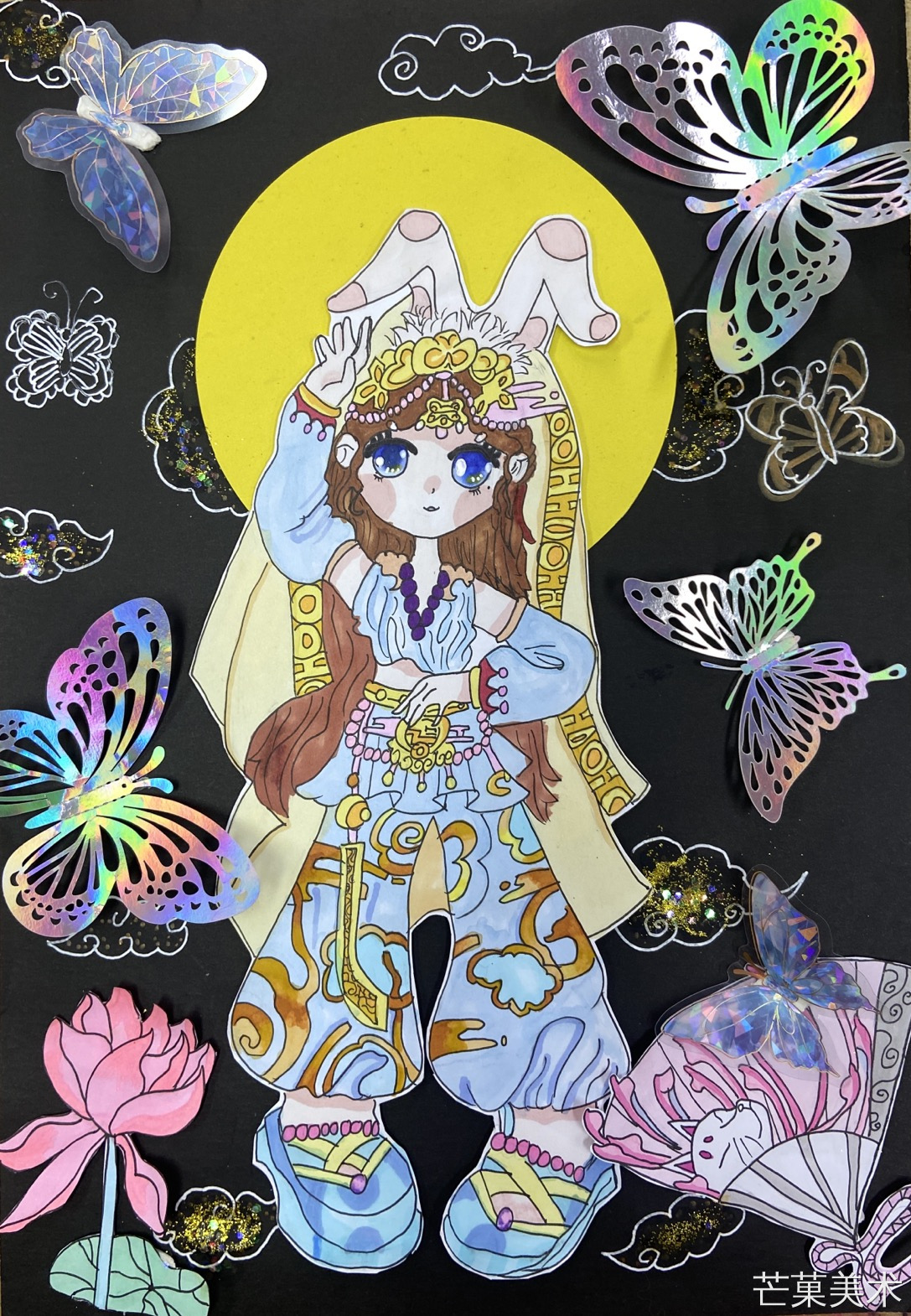 我可以画各种类型手抄报，插画等一张海报