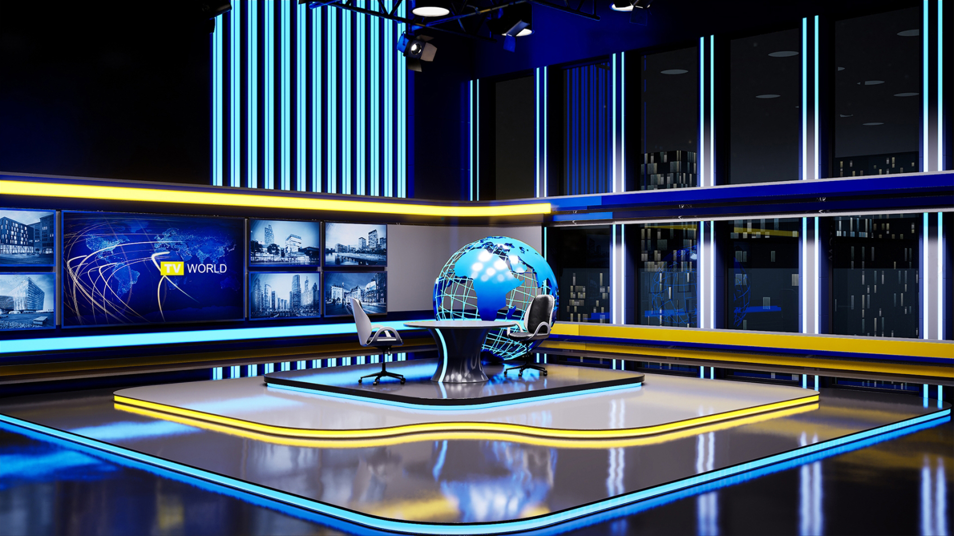 我可以做1个数字展厅\虚拟演播厅，做环境氛围粒子特效