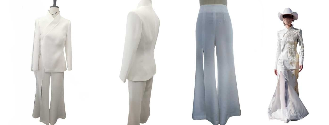 我可以高级定制 服装制版 立体裁剪  工艺编制 缝制样衣  激光切割 工期排产 3～15天成衣出炉