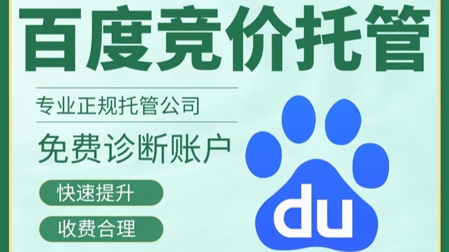 我可以代运营1个百度竞价账户，月结