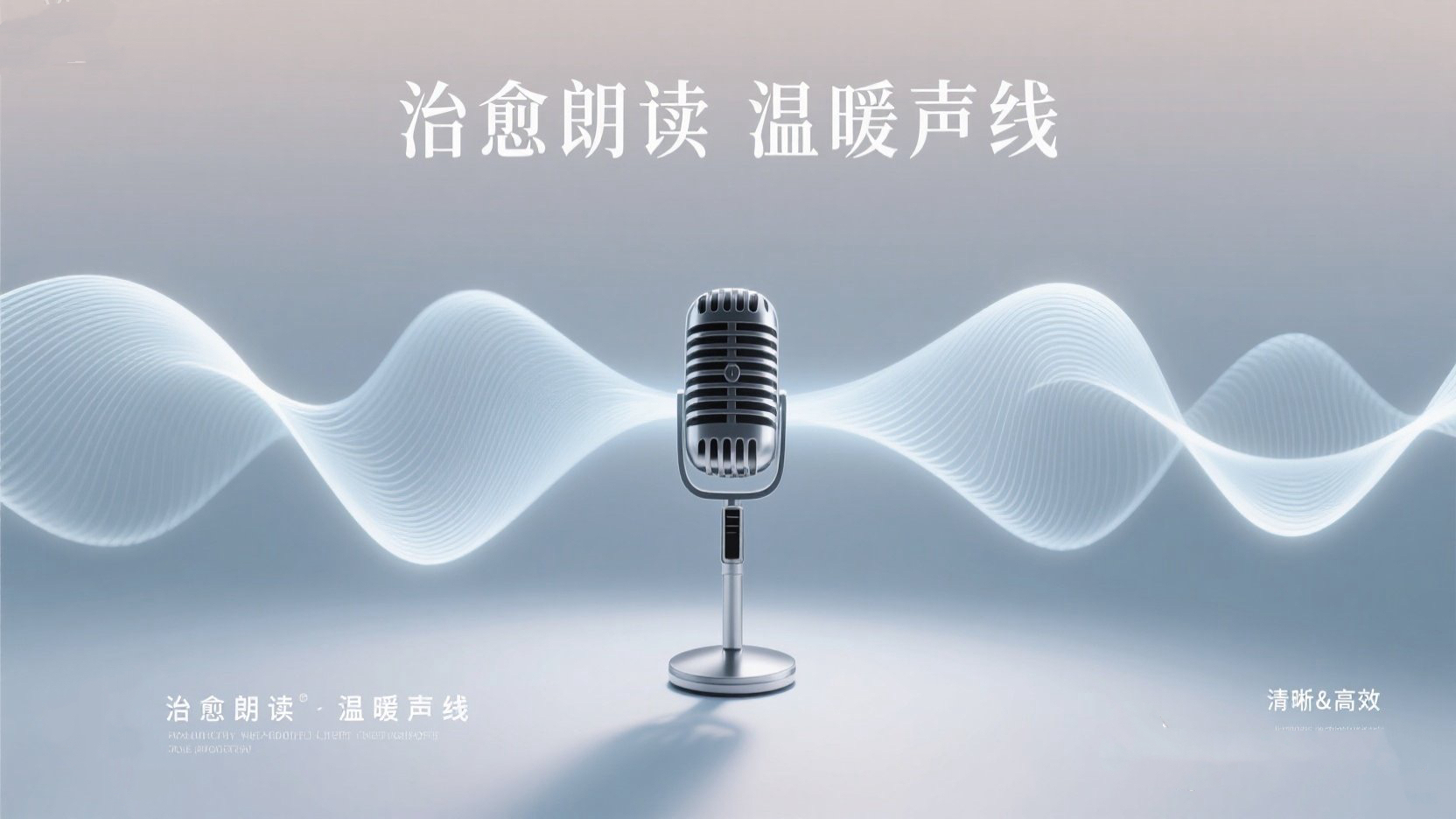 我可以完成一篇短文、书籍配音