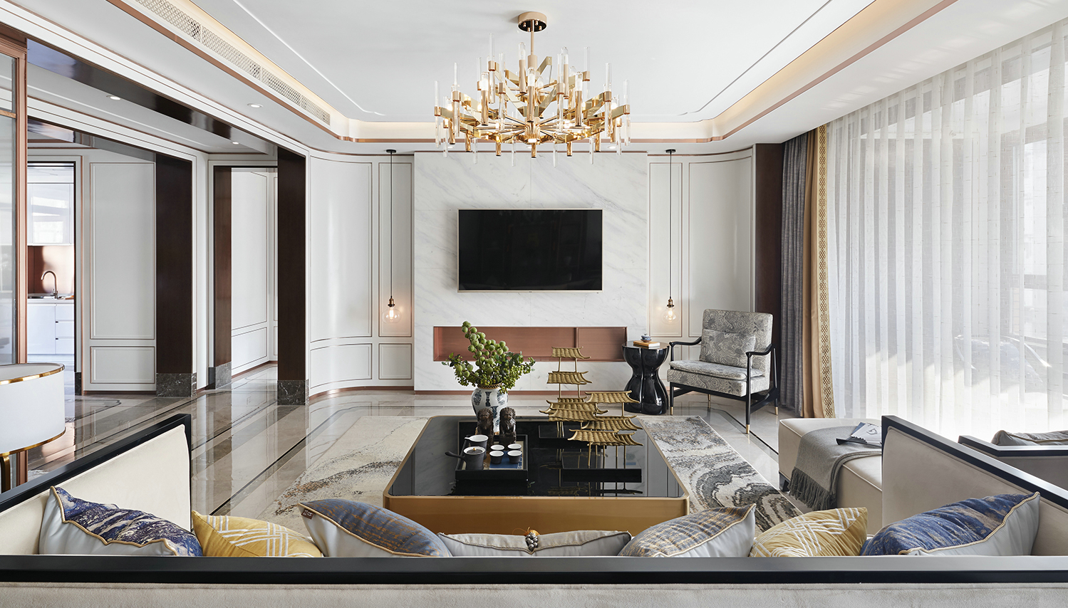 我可以做全套家装设计，包含1套平面方案；1全套施工图及对应效果图