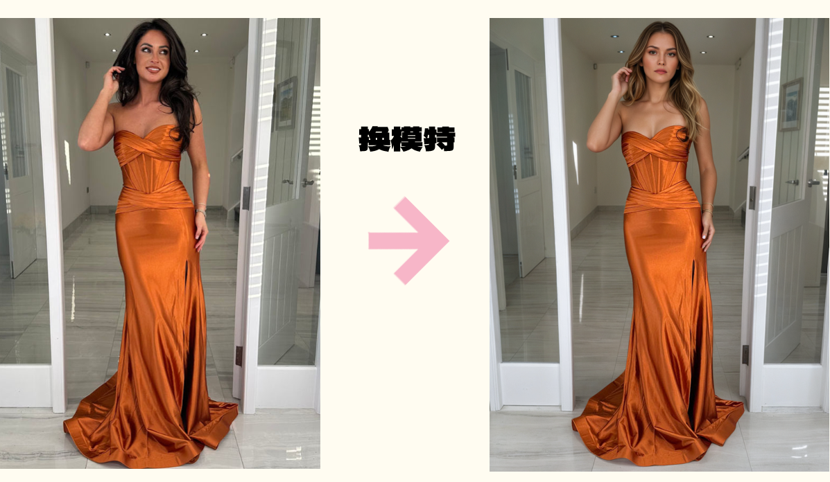 我可以完成1张AI换脸