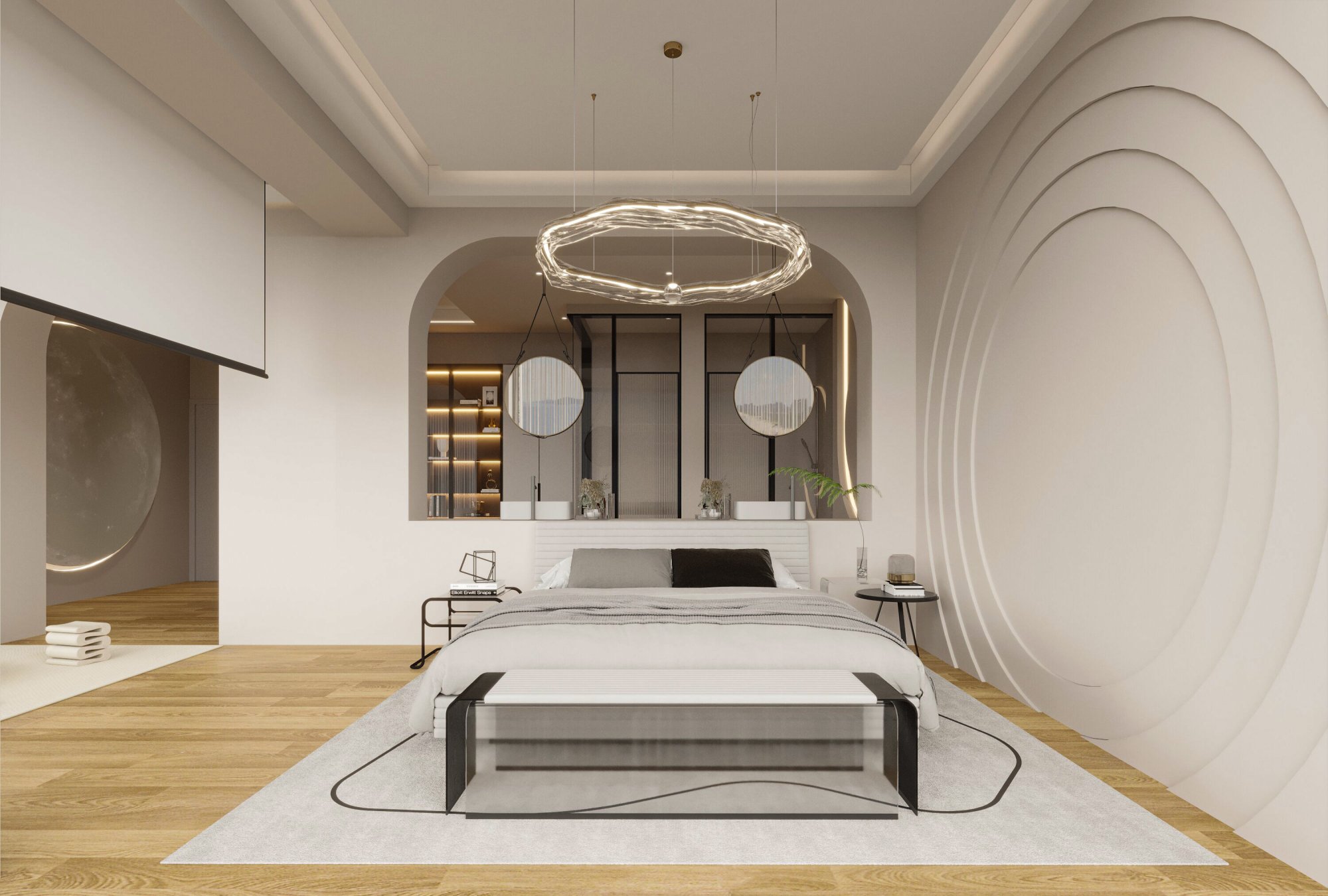 我可以完成一张室内全景单张家装效果图