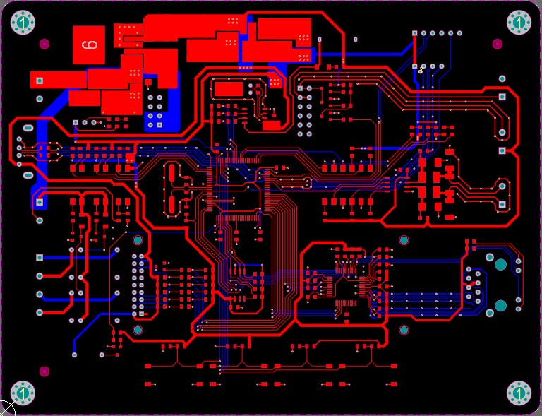 我可以用AD绘制原理图及单双层、四层PCB板设计。