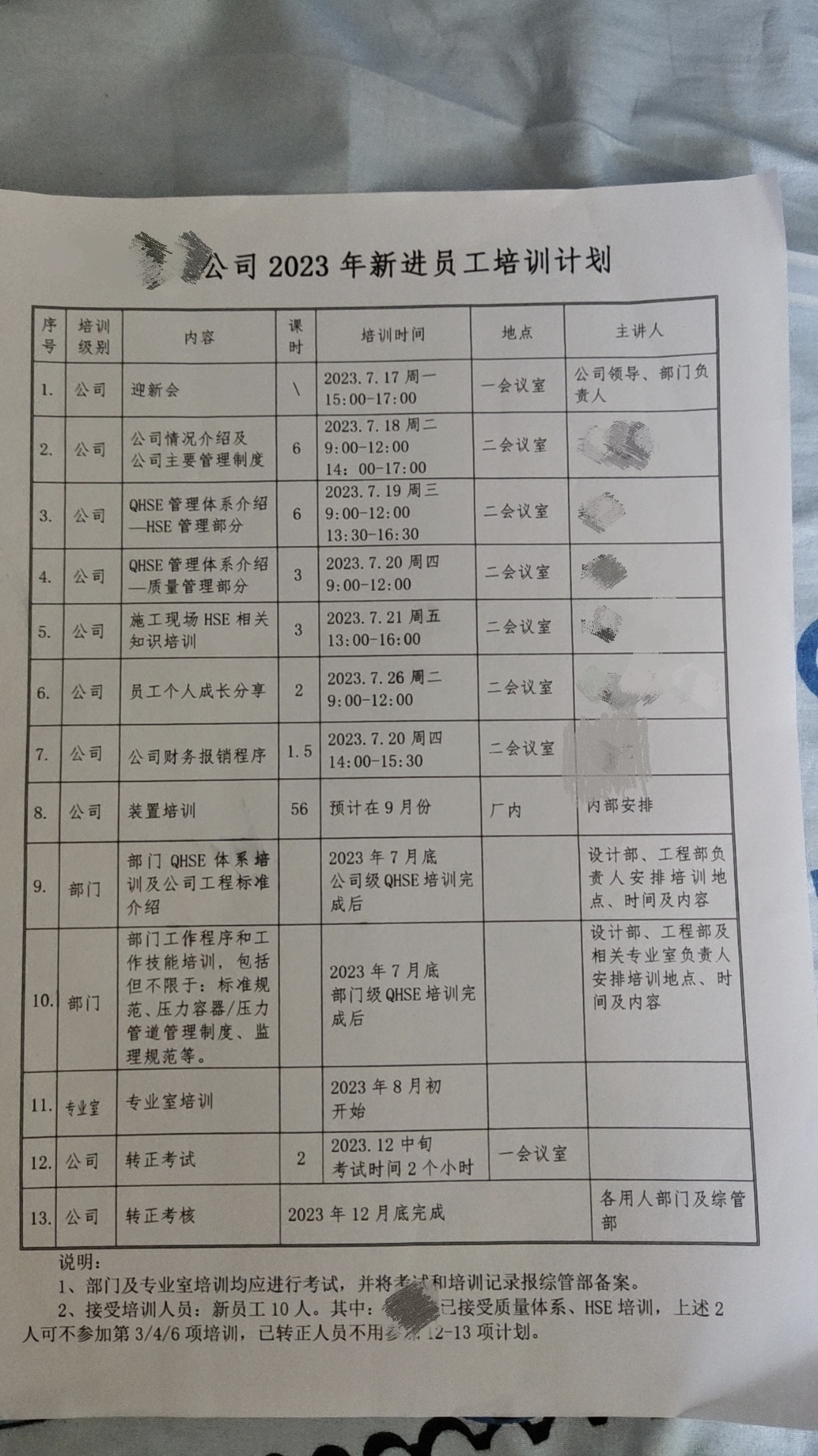 我可以负责100人左右的中型活动策划和安排