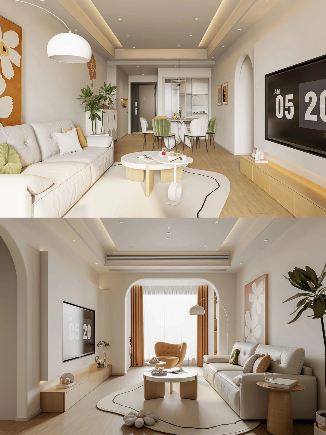 我可以完成一个室内效果图