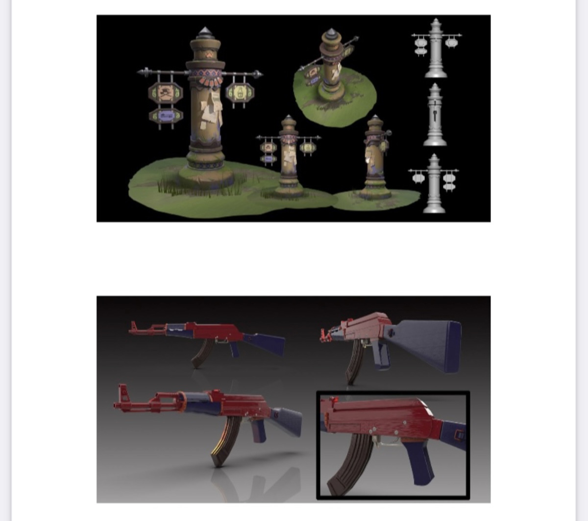 我可以3D Max、ZBrush雕刻、场景、道具建模