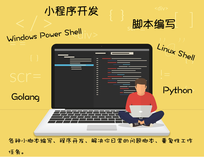 我可以完成一个程序脚本编写，提高工作效率，处理复杂的重复性工作。