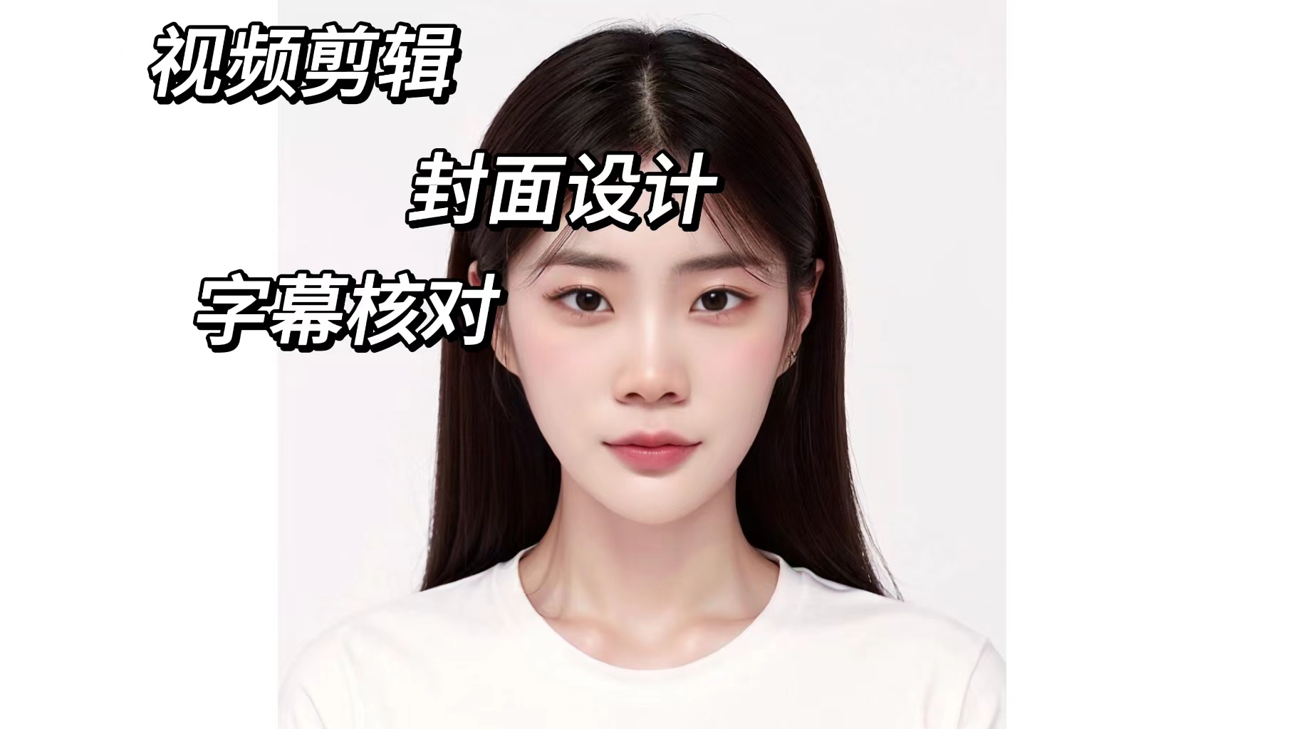 我可以做15秒到30秒视频、字幕核对、海报设计