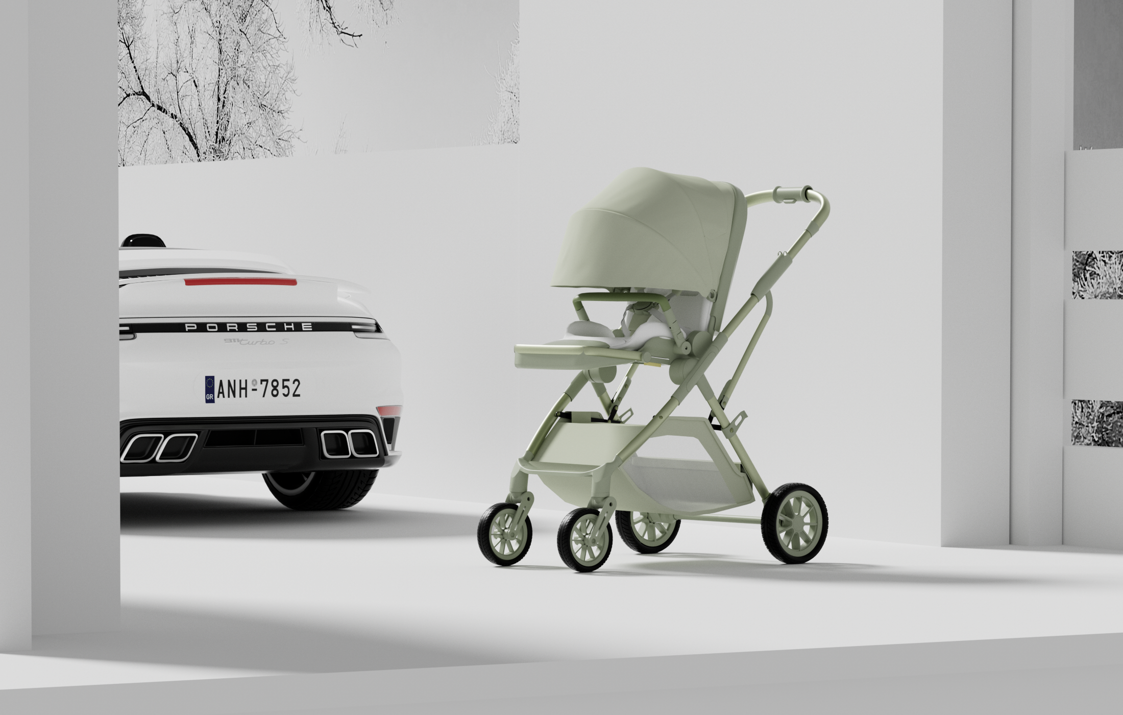 我可以完成一套产品建模与场景渲染，可以完成一套详情页设计，可以后期修图。