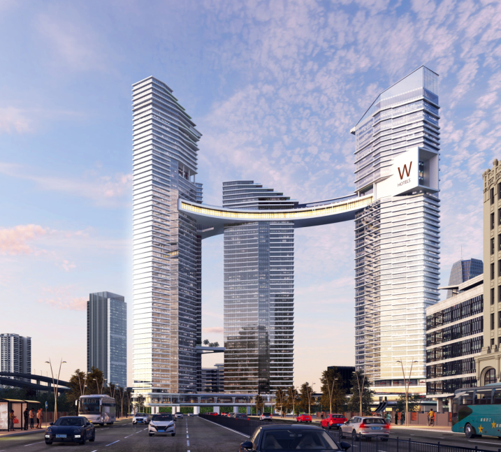 我可以一张或多张建筑效果表现图，人视角效果图