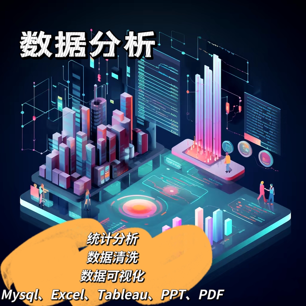 我可以完成一份包含图表的ppt或pdf形式的数据分析报告数据分析报告