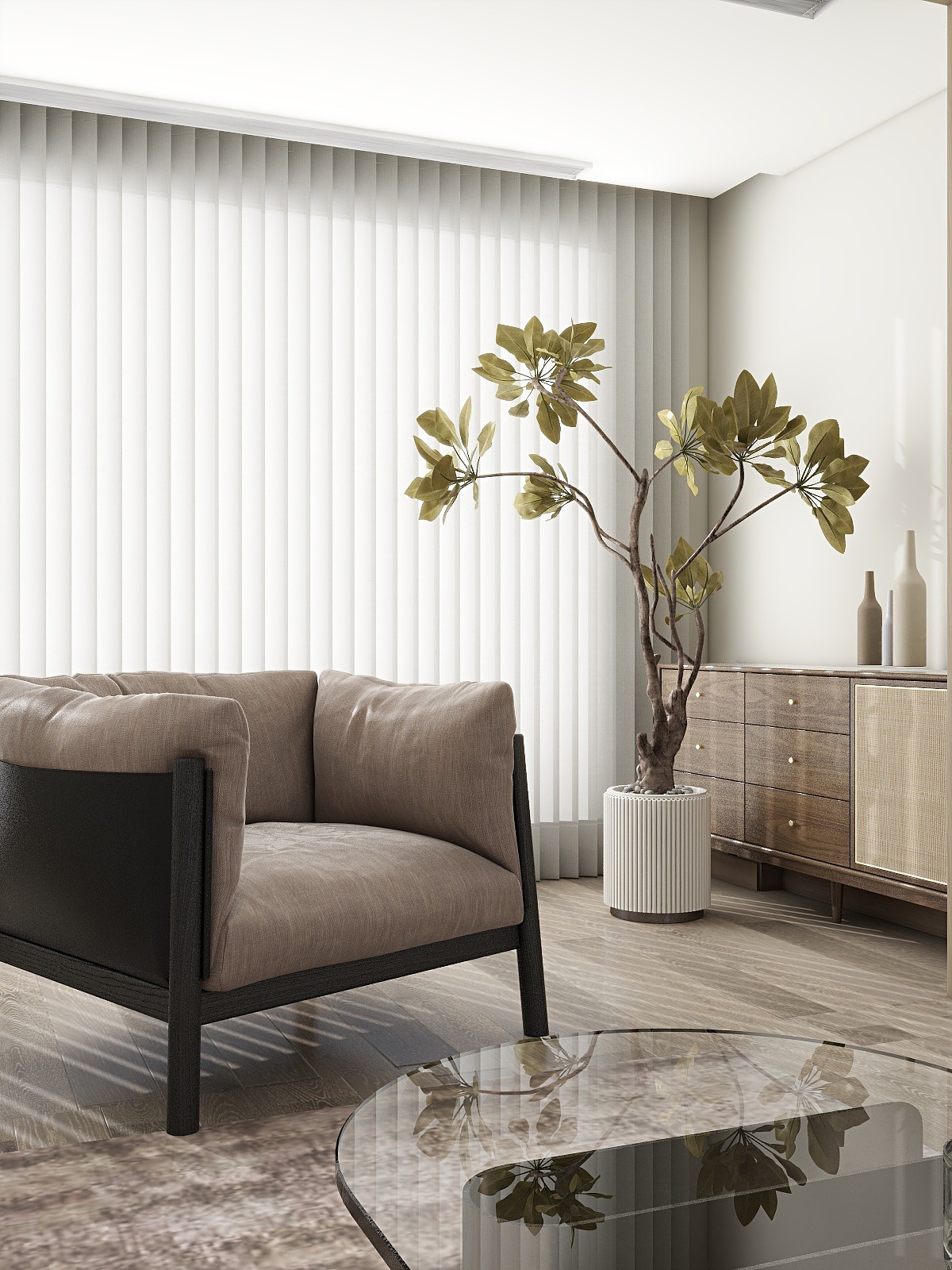 我可以为你打造一个满意的室内场景效果图