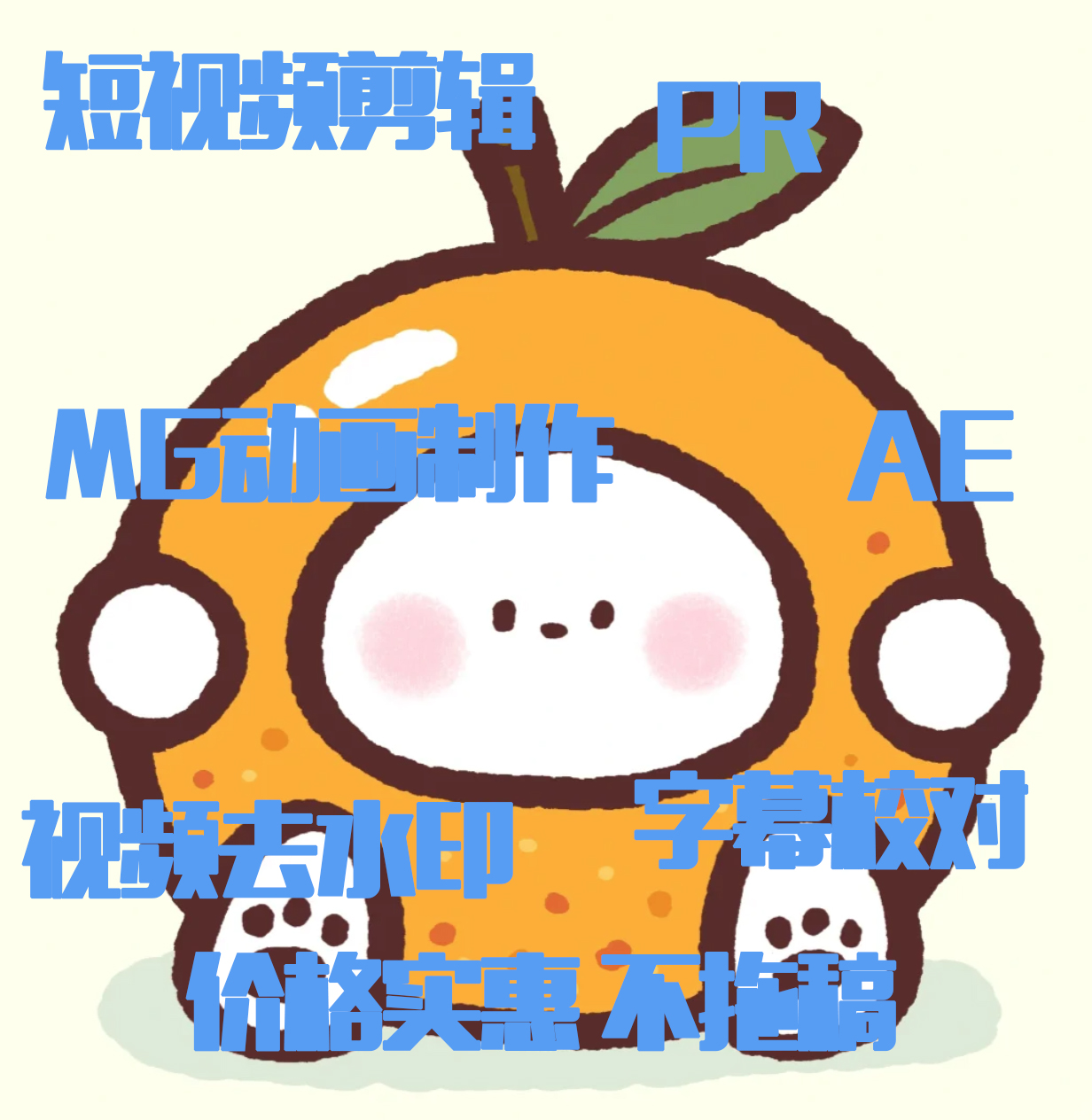 我可以校队错别字 30s-60s的MG动画 视频剪辑 视频去水印格式转码